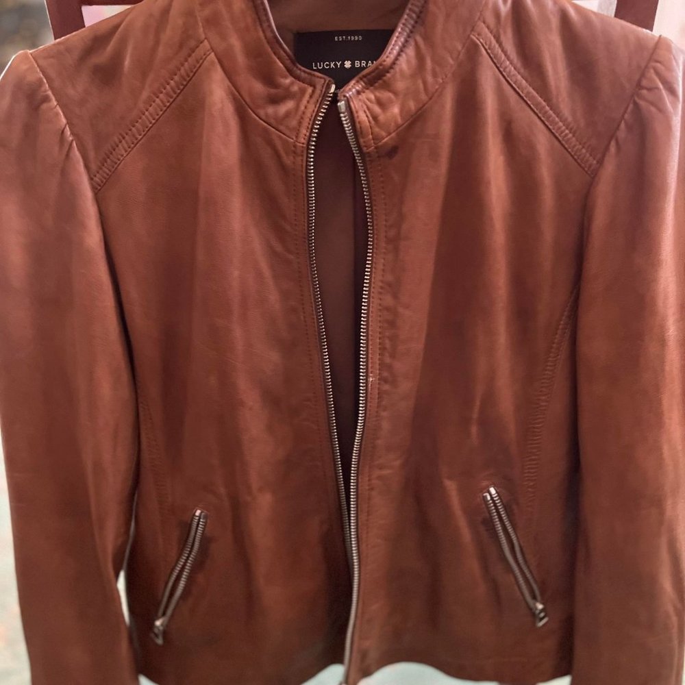 Lucky Brand Leather Jacket